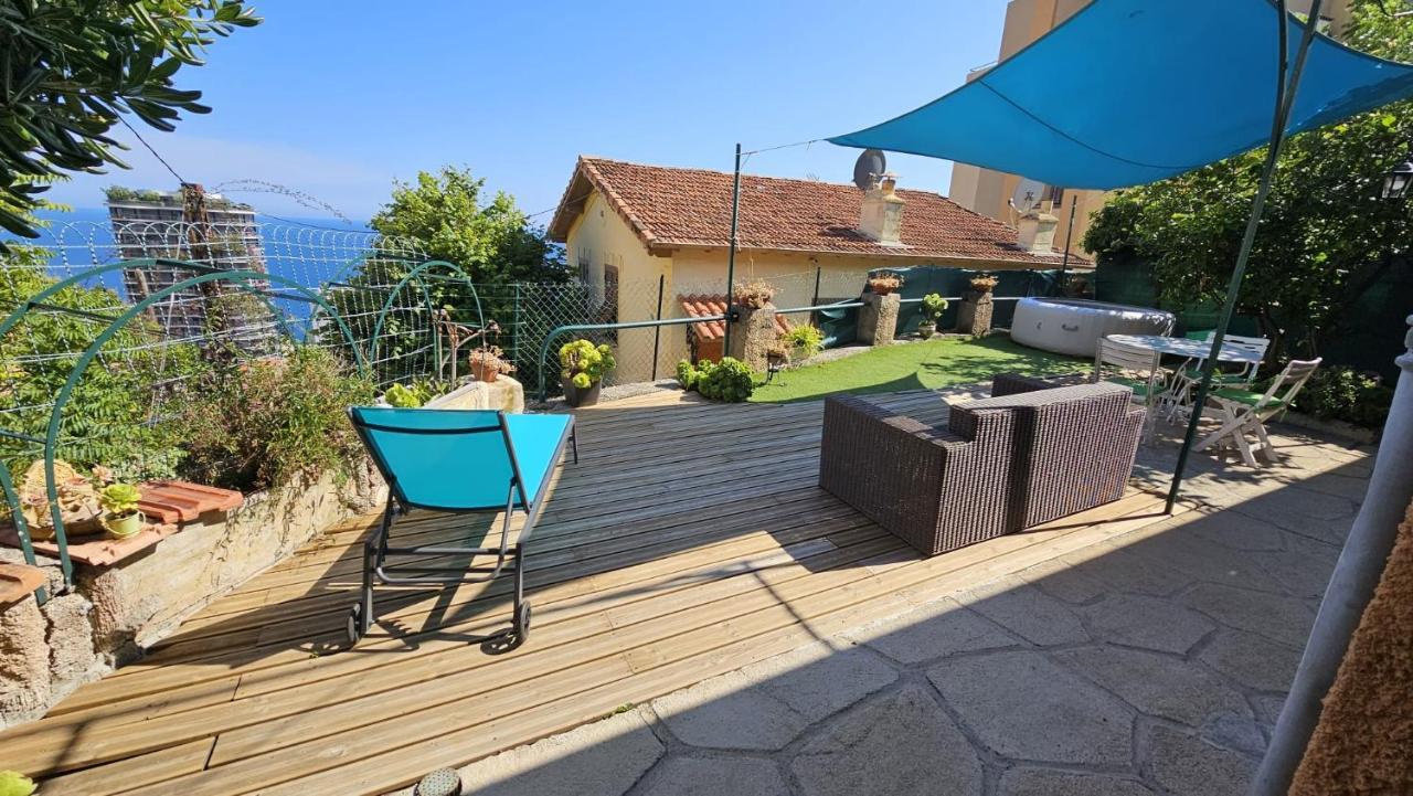 Maison Avec Jardin, Vue Mer Aux Portes De Monaco Босолей Экстерьер фото