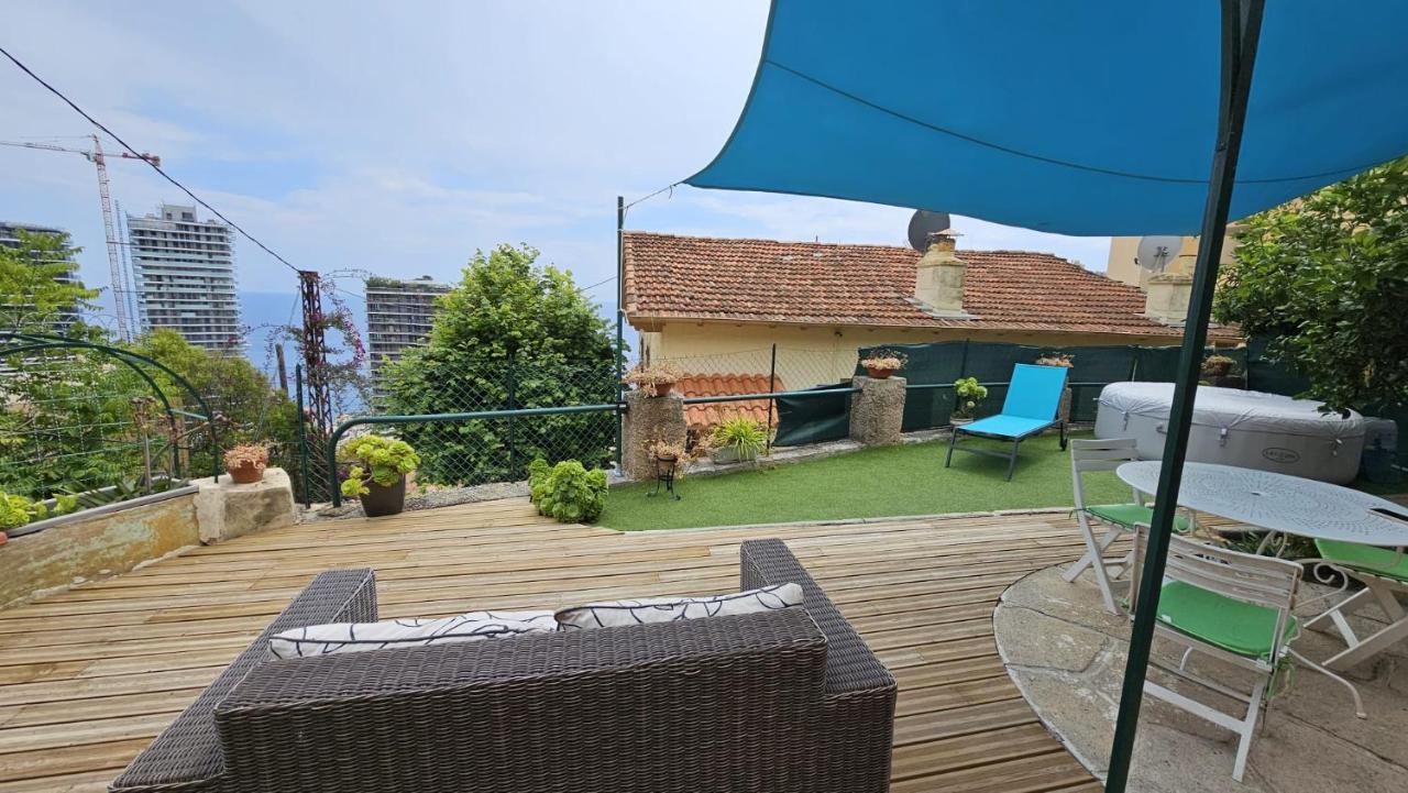 Maison Avec Jardin, Vue Mer Aux Portes De Monaco Босолей Экстерьер фото