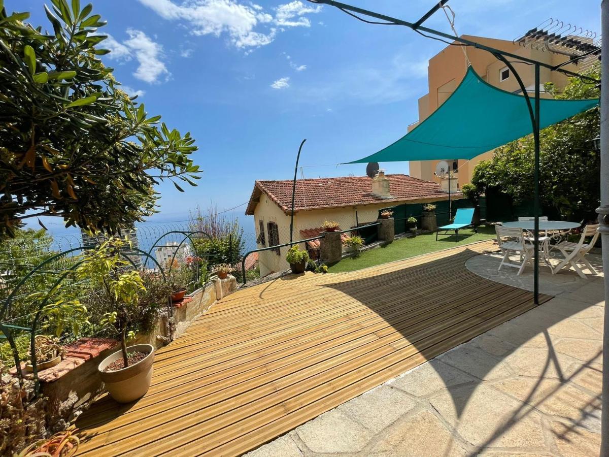 Maison Avec Jardin, Vue Mer Aux Portes De Monaco Босолей Экстерьер фото